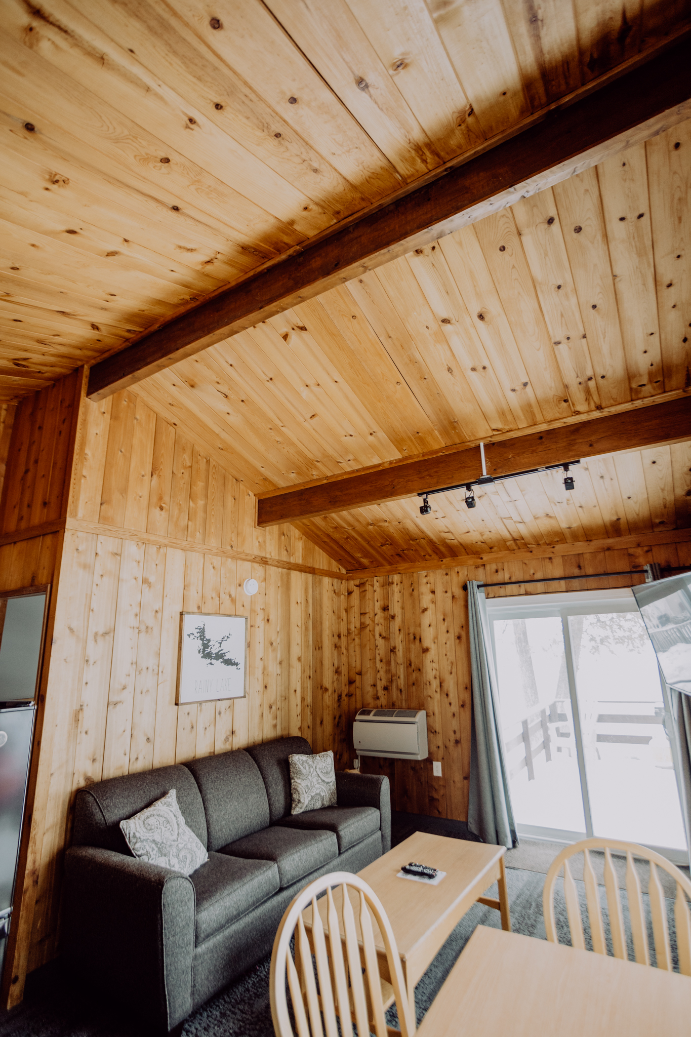Knotty Pine Cabin 301 living