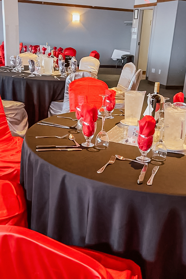 community event in the voyageur room in the event centre